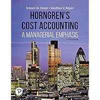 Horngren's Cost Accounting Horngren's Cost Accounting Kindle Paperback Hardcover