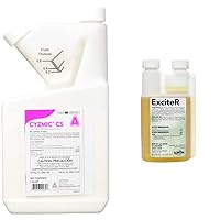 Cyzmic CS Controlled Release Insecticide 1qt and ZOECON 100208927 Exciter Pyrethrum Solution, 16oz