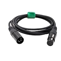 XLR 4 Pin Male Power Supply Extension Cable to XLR 4 Pin Female 2m for Camera Monitor Recorder Mixer
