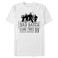 STAR WARS Men's Clone Wars Bad Batch Emblem T-Shirt