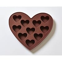 Hearts 10 Cavity Silicone Mould