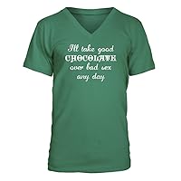 Good Chocolate Over Bad Sex #72 - Adult Men's V-Neck T-Shirt