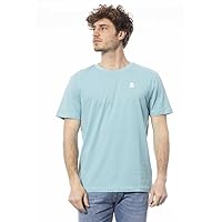 Invicta Chic Light Blue Crew Neck Logo Men's Tee