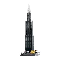 Oichy Willis Tower Building Blocks Set (1241PCS), World Famous Architectural Model Bricks Toys Gifts for Kid and Adult