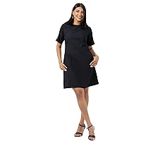 Linen Sally Lace Black Dress Black O-Neck Slim Clothes Short Above The Knee Sexy Dress for Women