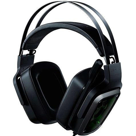Razer Tiamat 7.1 v2 Gaming Headset: Dual Subwoofers - Audio Control Unit - Rotatable Boom Mic - Works with PC - Classic Black