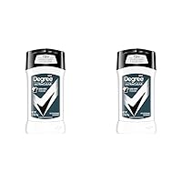 Degree Men UltraClear Antiperspirant Deodorant Black+White 72-Hour Sweat and Odor Protection Antiperspirant For Men With MotionSense Technology 2.7 oz (Pack of 2)