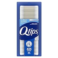 Q-tips Cotton Swabs For Hygiene and Beauty Care Original Cotton Swab Made With 100% Cotton 625 Count, WHITE