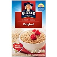 Quaker Oats Instant Oatmeal - Original - Packet - 11.80 Oz - 12 / Box (Pack of 2)