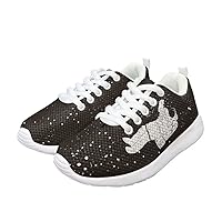 Children Running Shoes Cool Sky Astronaut Design Shoes Mesh Breathable Loose Comfortable Casual Running Shoes Outdoor Sports
