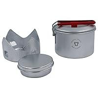 Micro Light Ultralite Compact Gel Stove | Perfect for Solo Camping | Includes T-Cup w/Lid