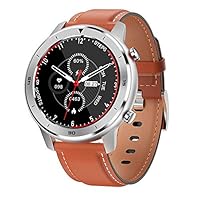 New Heart Rate Monitor Fitness Tracker Smart Watch Sport Digital Smartwatch for iPhone Samsung Xiaomi (Brown)