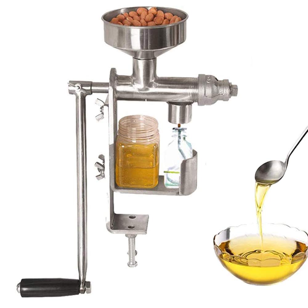 Household Manual Oil Press Machine Hand Press Raw Material Oil Expeller Extractor for Cold Extract