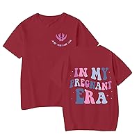 in My Mama Era Mother Day Shirts for Women Short Sleeve Round Neck Top Basic Funny Letters Mom Shirts