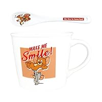 Tea Factory TJ-5524656FR Tom and Jerry Mug with Spoon, Fruit Sand, Capacity Approx. 7.8 fl oz (220 ml)