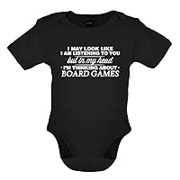 In My Head I'm Thinking about Board Games - Organic Babygrow/Body suit
