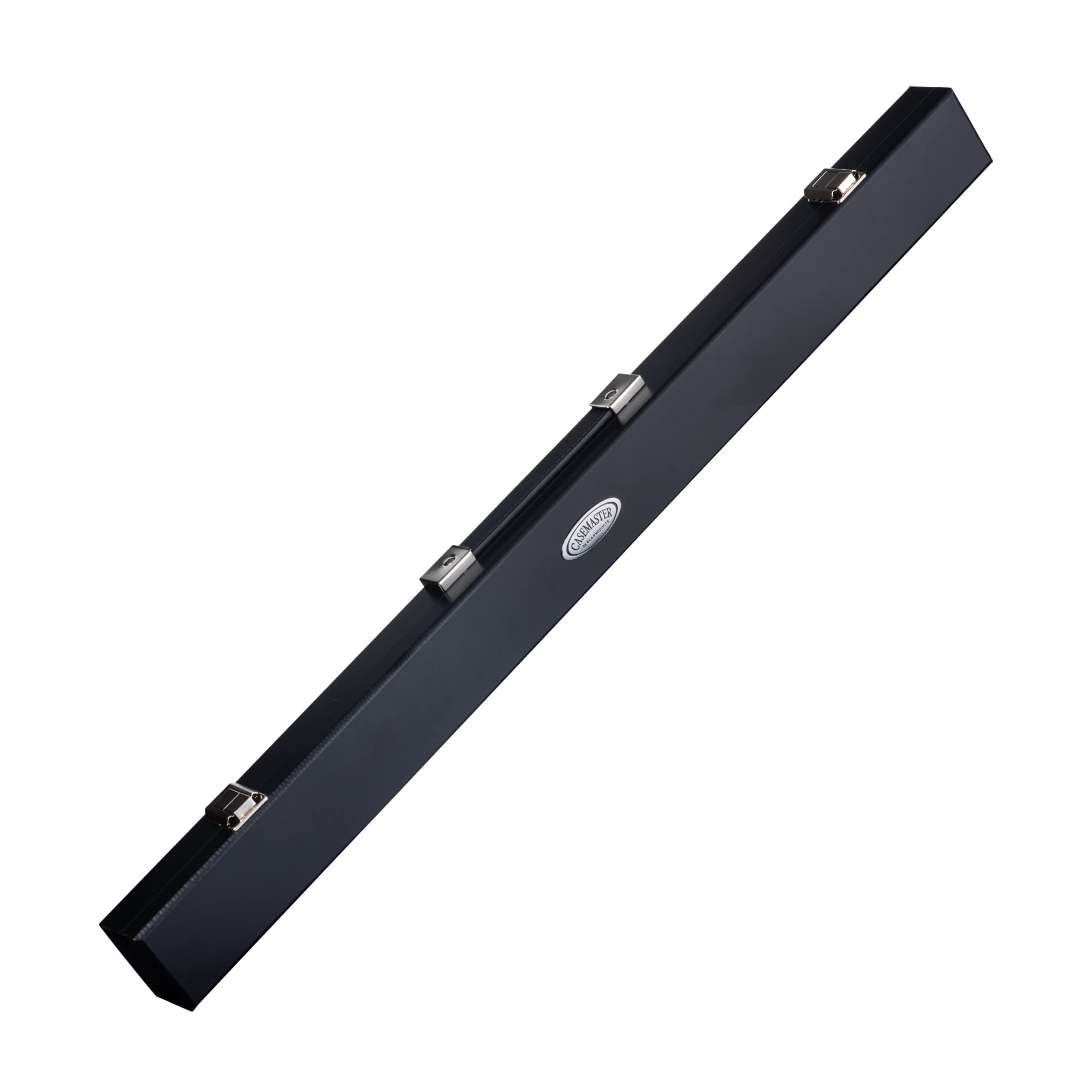 Casemaster by GLD Products Deluxe Billiard/Pool Cue Hard Case, Holds 1 Complete 2-Piece Cue (1 Butt/1 Shaft), Black