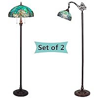 Tiffany Floor Lamp Gooseneck Reading Floor Lamp Antique Floor Light for Home Office