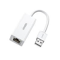 UGREEN Ethernet Adapter USB 2.0 to 10 100 Network RJ45 LAN Wired Adapter Compatible with Nintendo Switch Wii Wii U MacBook Chromebook Windows Mac OS Surface Linux (Pallet of 820)
