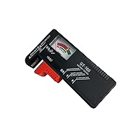 Battery Tester Checker, Universal Small Battery Tester for AAA AA C D 9V 1.5V, Button Cell Batteries Checker - Small Volt Checker for All Batteries - 1 Pack