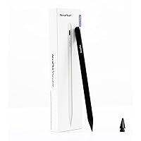 Novaplus A6 Stylus Pen for iPad, 1.4mm Tip Exchangeable with Apple Pencil, Tilt Function, Magnetic Design, Palm Rejection. Precise Writing/Drawing. Compatible with iPad 6-10th/ Mini 6/Air 3-5th Gen.