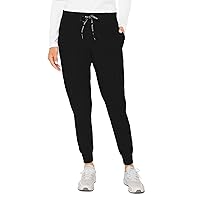 Med Couture Nurse Scrub Jogger Pants for Women, Seamed Bottoms with 4 Spacious Pockets MC8721