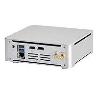 HUNSN 4K Mini PC, Desktop Computer, Server, Core I7 10850H 10870H, BM21, DP, HDMI, 6 x USB3.0, Type-C, LAN, Smart Fan, Barebone, NO RAM, NO Storage, NO System