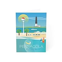 Pensacola Folded Matte Notecards + Envelopes (10pcs) 10 pcs 5