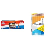 Elmer's All Purpose School Glue Sticks, 60 Count & Paper Mate EverStrong #2 Pencils, Great for School Supplies, 72 Pack