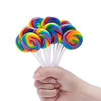 Twisty Lollipop, Rainbow Twist Lollipops Individually Wrapped Bulk