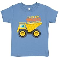 I Like Big Trucks and I Cannot Lie Toddler T-Shirt - I Love Trucks Tee Shirt - Funny T-Shirt
