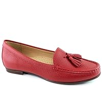 Driver Club USA Women's Leather Made in Brazil Palm Beach Loafer