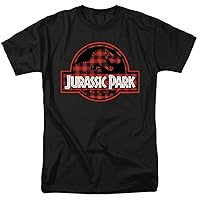 Popfunk Classic Jurassic Park Pattern Logo Collection Unisex Adult T Shirt