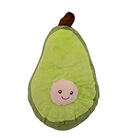 Treasure Gurus Soft Stuffed Plush Baby Green Avocado Fruit Hug Pillow Cute Small Decorative Squeeze Cushion