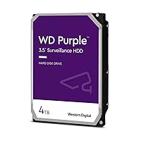 Western Digital 4TB WD Purple Surveillance Internal Hard Drive HDD - SATA 6 Gb/s, 256 MB Cache, 3.5