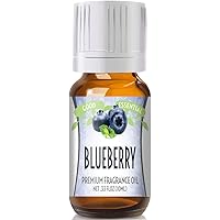 Good Essential – Professional Blueberry Fragrance Oil 10ml for Diffuser, Candles, Soaps, Lotions, Perfume 0.33 fl oz