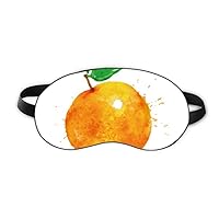 Orange Fruit Watercolor Illustration Pattern Sleep Eye Shield Soft Night Blindfold Shade Cover