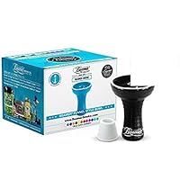U Pick Color. Large Beamer Hookah Funnel Bowl, Bowl Grommet, Limited Edition Beamer Sticker. Comes in Bubble Wrapped Box (Black)