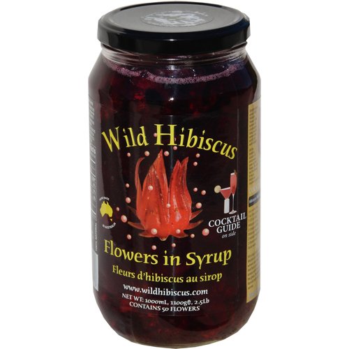 Wild Hibiscus Flowers, 50 FLowers Per Jar - 2.5 Lb (Pack of 4)
