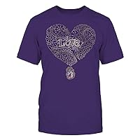 FanPrint James Madison Dukes - Love - Tree Heart Galaxy Gift T-Shirt