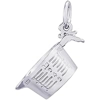 Rembrandt Measuring Cup Charm - Metal - 14K White Gold
