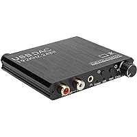 2-in-1 Premium 24-Bit 192 kHz Digital to Analog Audio Decoder and USB Sound Card