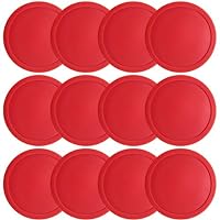 Brybelly Large Full Size Air Hockey Replacement Pucks - Set of Twelve!