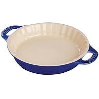 STAUB Ceramics Bakeware-Pie-Pans Dish, 9