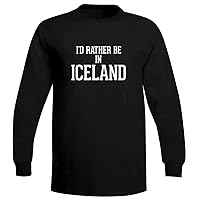I'd Rather Be In ICELAND - A Soft & Comfortable Men's Long Sleeve T-Shirt