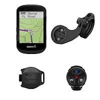 Garmin Edge 530 Mountain Bike Bundle, Performance GPS Cycling/Bike Computer with Mapping, Dynamic Performance Monitoring and Popularity Routing, Includes Speed Sensor and Mountain Bike Mount