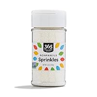 365 by Whole Foods Market, White Nonpareils Sprinkles, 3.15 Ounce