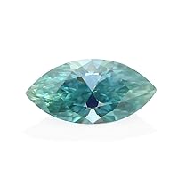 Loose Moissanite 40.0 Carat, Blue Color Diamond, VVS1 Clarity, Marquise Cut Brilliant Gemstone for Making Engagement/Wedding/Ring/Jewelry/Pendant/Earrings/Necklaces Handmade Moissanite