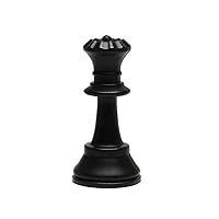 WE Games Replacement Tournament Staunton Chess Piece - Heavy Weighted, Dark Queen