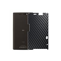 [2 Pack] Synvy Back Protector Film, compatible with Gionee M12 Black Carbon Guard Skin Sticker [ Not Tempered Glass Screen Protectors ]